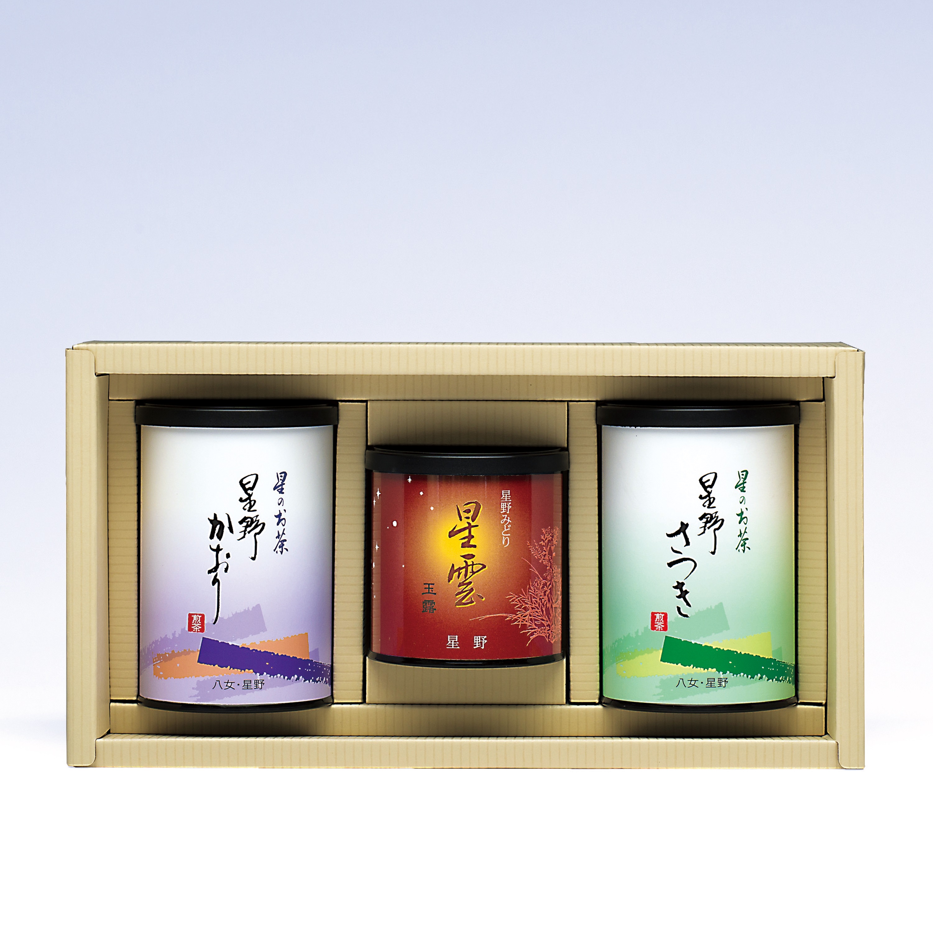 星野製茶園 オンラインショップ / 星-23 缶3本入 （玉露）星雲50g×1